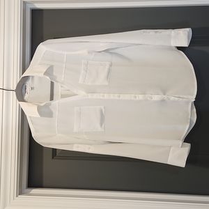 Express Portofino White Button Up Long Sleeve